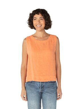 Cut Loose Hi-Lo Tank Top Tangerine Orange Women’s Size M NWT Lightweight Lagenlo